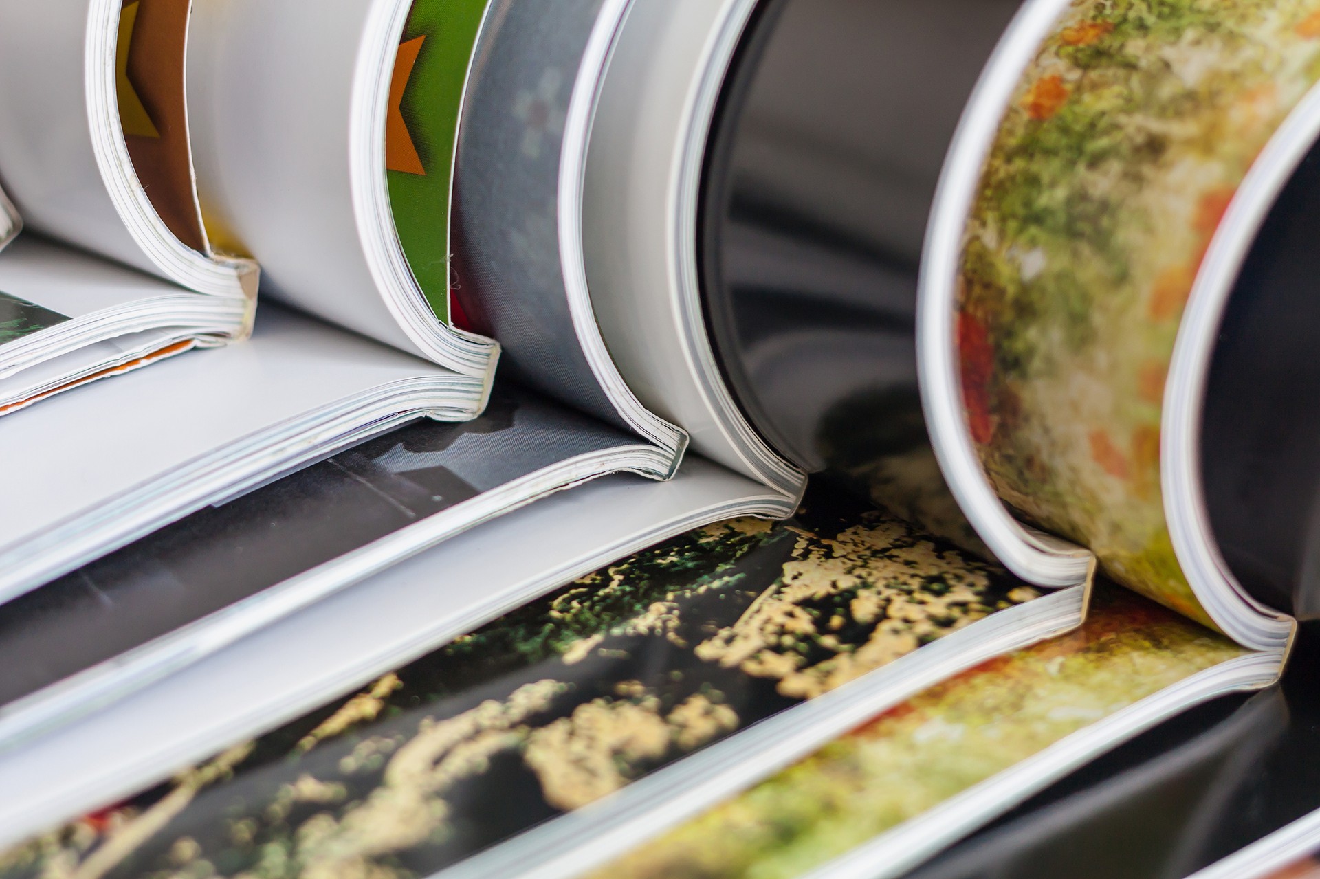 Stack of magazines